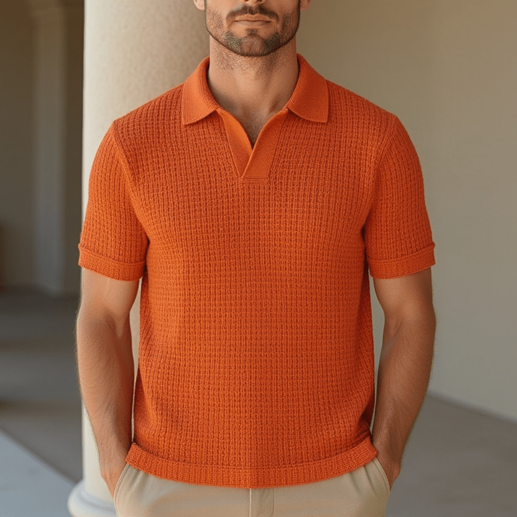 Tokyo Basket Knit Polo