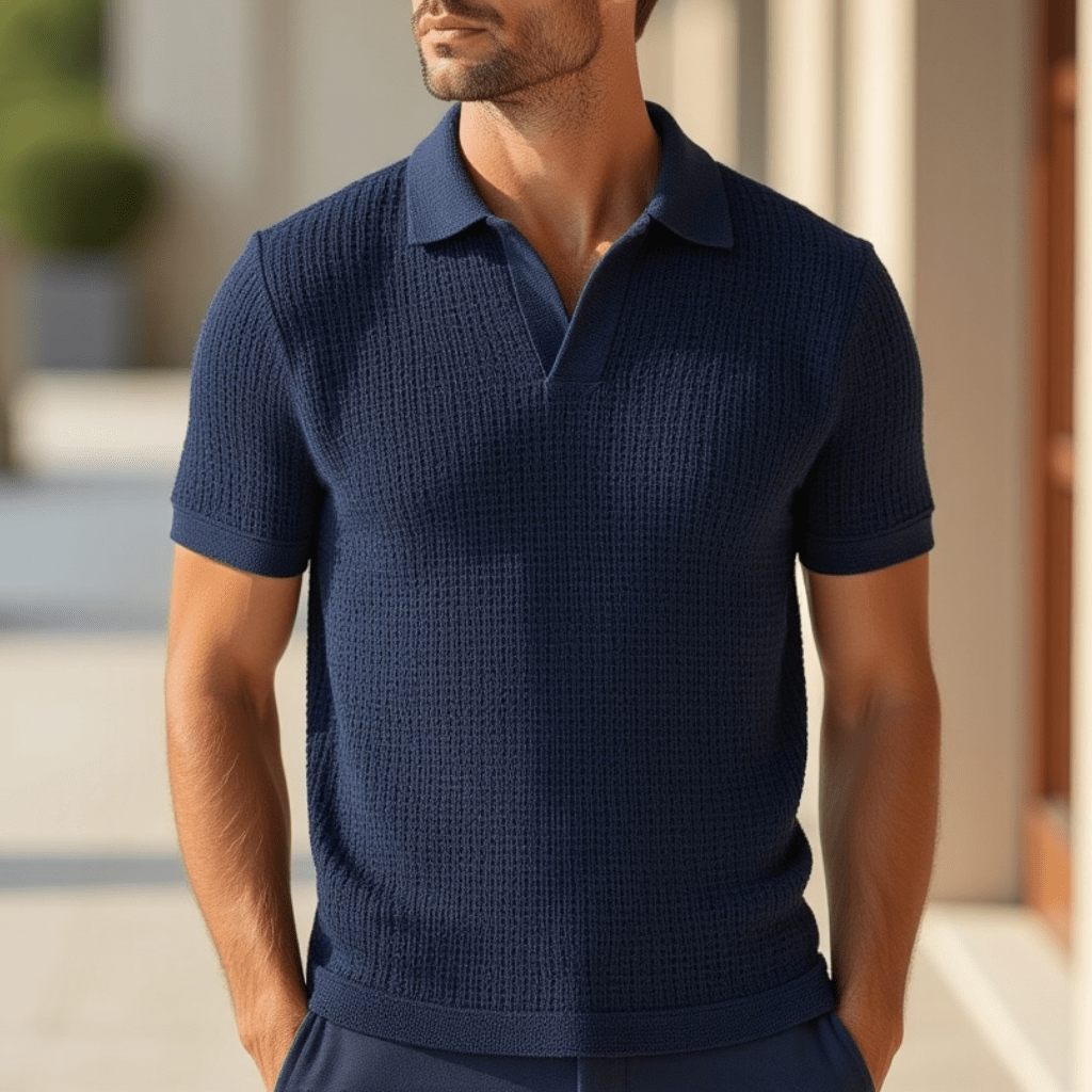 Tokyo Basket Knit Polo