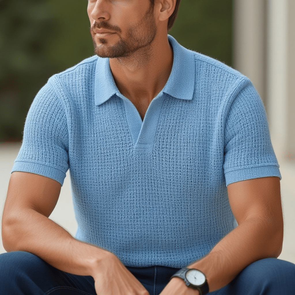 Tokyo Basket Knit Polo